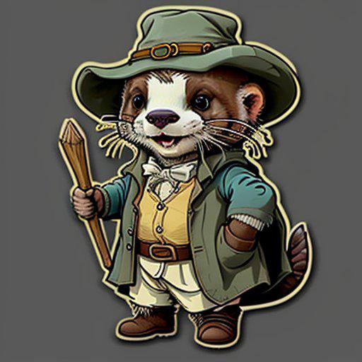 00167-1019935419-cute cartoon sticker of an otter cosplaying as bilbo baggins.jpg